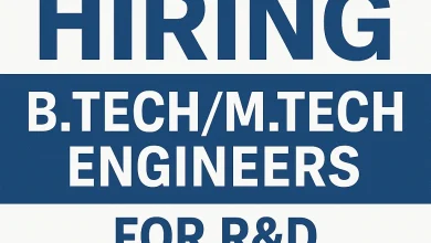 Maruti Suzuki India Ltd Hiring B.Tech/M.Tech Engineers for R&D Vertical – 2025
